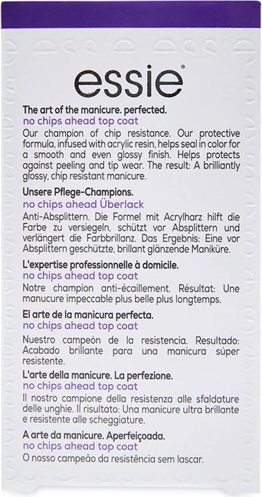 Actual product image Essie No chips ahead (No Chips Ahead, Top coat)