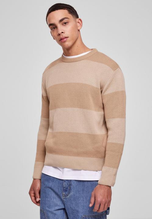 Actual product image Urban Classics Heavy Oversized Striped Sweatshirt (XL)