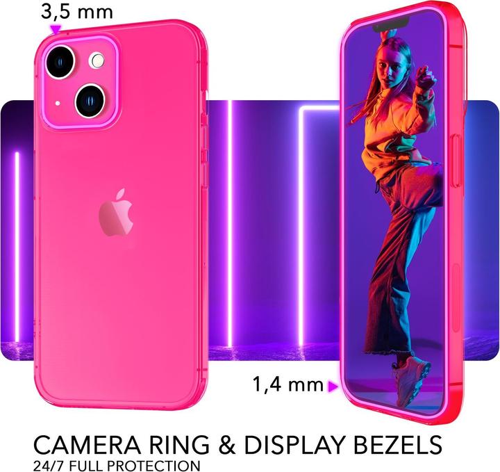 Image du produit Nalia Transparent Transparent Neon Silicone Cover (Apple iPhone 14 Plus)