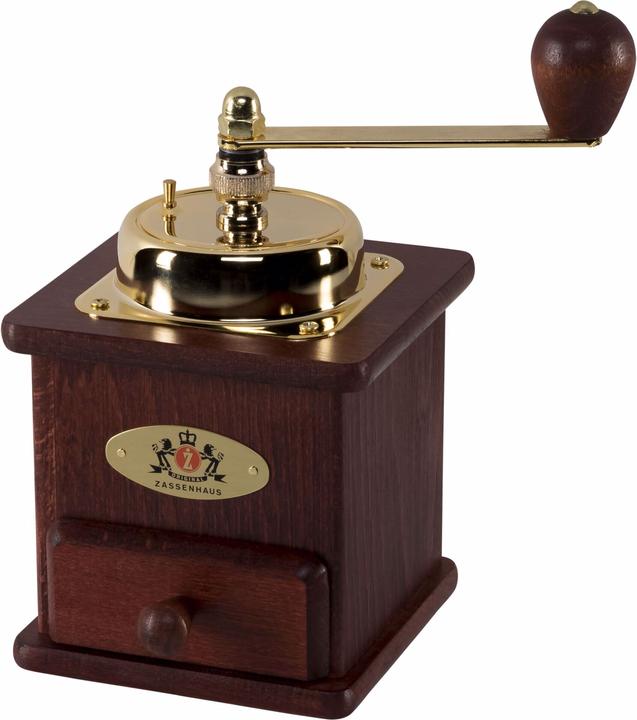 Produktbild Zassenhaus Kaffeemühle Brasilia Buchenholz mahagonifarb