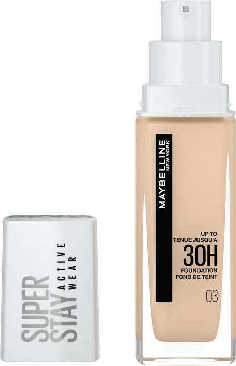 Actual product image Maybelline New York Super Stay Active Wear 30H (3 True ivory.)