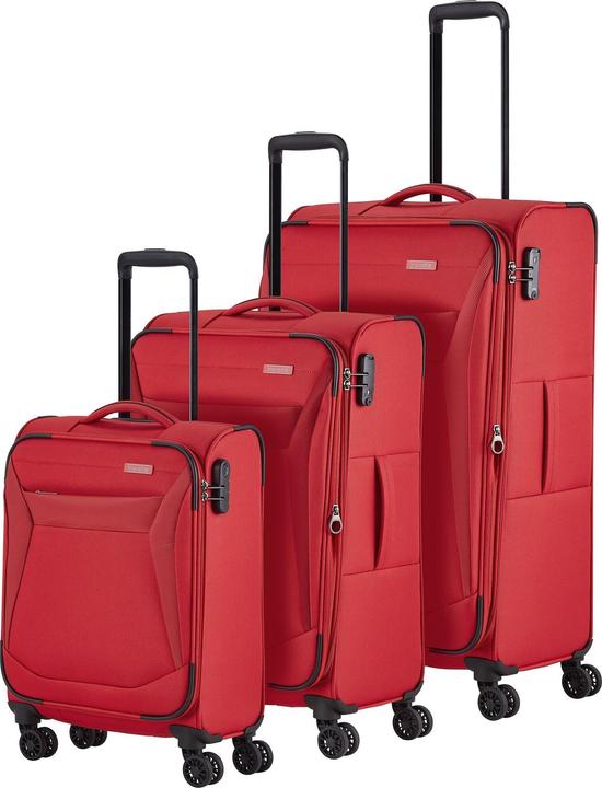 Travelite Chios 4 Rollen Kofferset 3-teilig (184 l, XL (ab 115l))