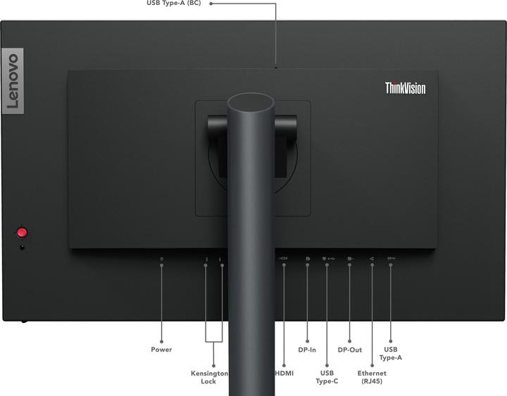 Actual product image Lenovo P24h-30 (2560 x 1440 pixels, 23.80")