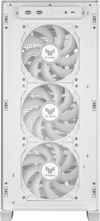 Actual product image ASUS TUF Gaming GT302 TG ARGB White (mATX, Mini-ITX, ATX)