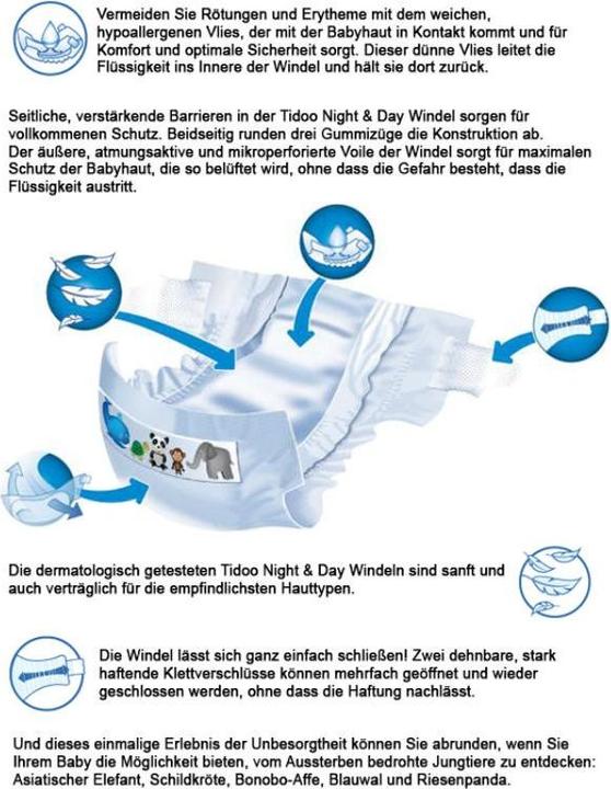 Image du produit Tidoo Couches écologiques (Taille 6, Pack, 38 pièce(s))