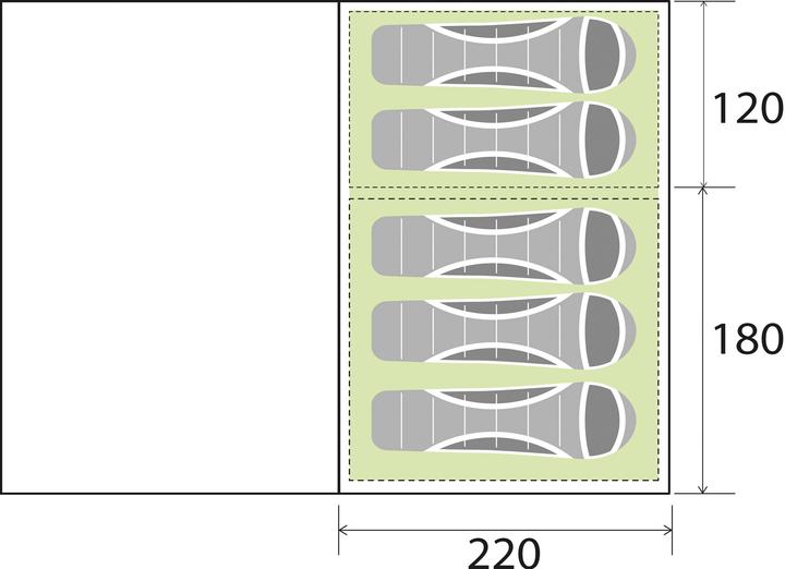 Produktbild Brunner Arqus Outdoor 5 (Tunnelzelt, 16.50 kg, 5 Personen)