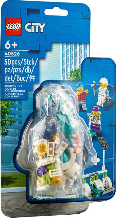 Actual product image LEGO City electric scooter with charging station (40526, LEGO City)