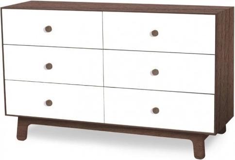 Oeuf Commode à langer "Merlin 6" (base : Sparrow), noyer