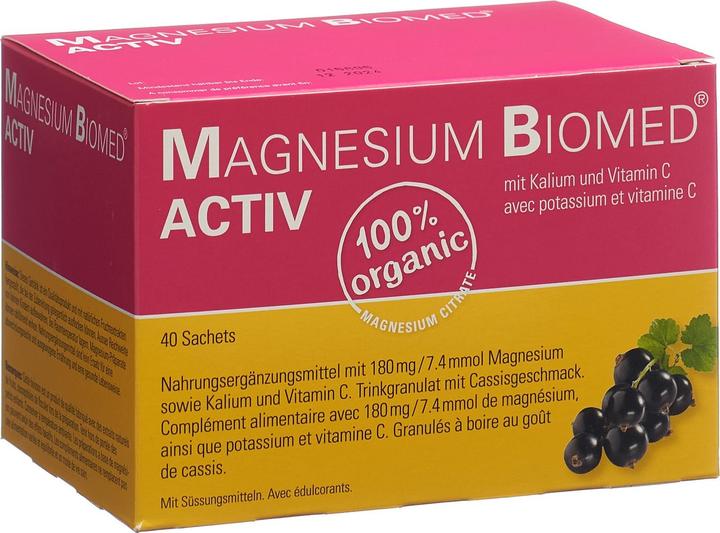 Biomed Magnesium Activ (40 Stück, Sachet, 228 g)