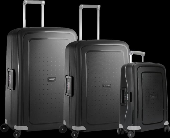 Samsonite S'cure Spinner 69+75+55 cm Black Kofferset (102 l)