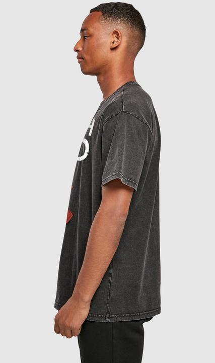 Actual product image Absolute Cult Deadpool - I Am With Stupid Acid Washed Oversize Tee - 115347 (L)