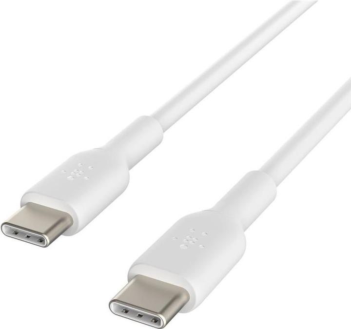 Actual product image Belkin USB-C to USB-C PVC White 1m Twin Pack (1 m, USB 2.0)
