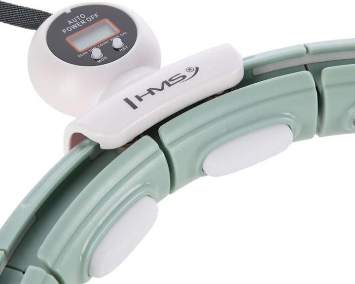 HMS Hula Hop HHM15 with magnet and weight green + counter (44 cm)