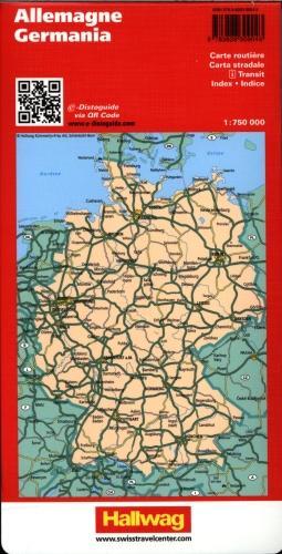Produktbild Deutschland Strassenkarte 1:750 000
