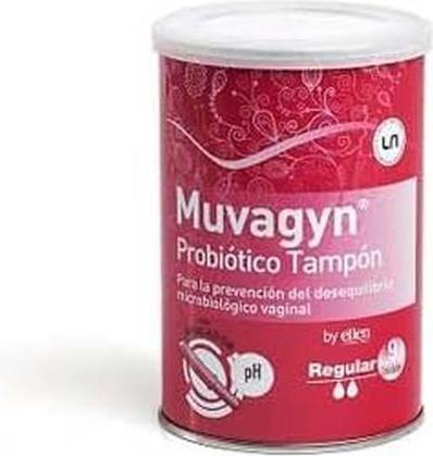 Actual product image Muvagyn Probiotic Tampon Regular with Applicator 9 Units (9 x)