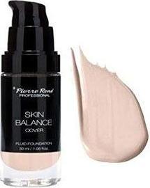 Actual product image Pierre Rene Professional PIERRE RENE Skin Balance Cover Fluid Foundation wodoodporny podkład kryjący 21 Porcelain 30ml