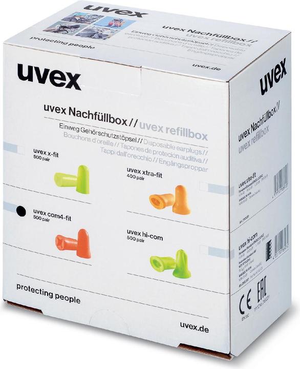 Actual product image Uvex Safety Disposable plug with cord (100 x)