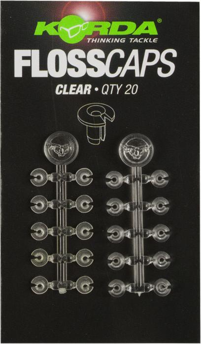 Actual product image Korda bait stops floss caps
