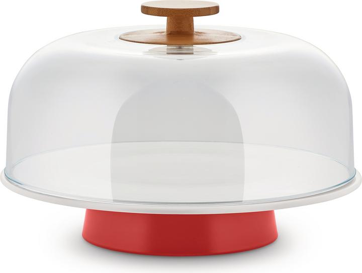 Produktbild Alessi Tortenplatte MATTINA rot