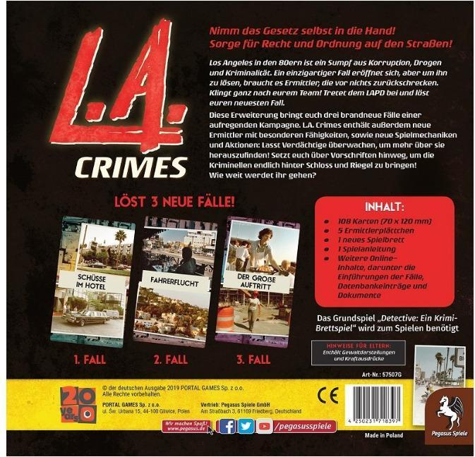 Actual product image Pegasus Detective: L.A. Crimes (German)