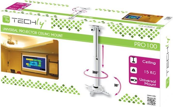 Actual product image Techly Ceiling mount ICA-PM-104MW (Ceiling)