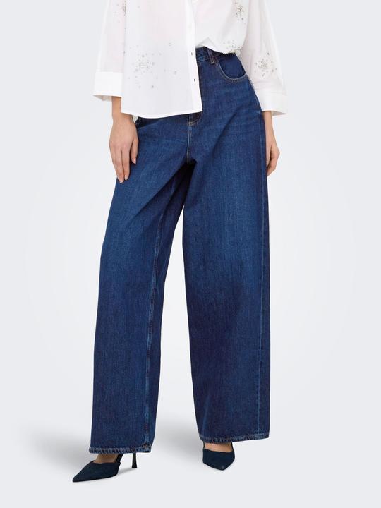 Actual product image Only ONLPAULINA Hohe Taille Baggy Fit Jeans Jeans mit weitem Bein (W26/L32)