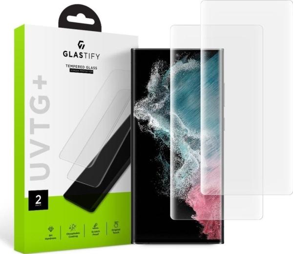 Produktbild Glastify Gehärtetes Glas Uvtg+ 2er-Pack Galaxy S23 Ultra Clear (2 Stück, Samsung Galaxy S23 Ultra)
