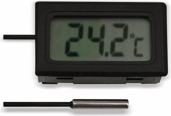 Produktbild Eneroid Einbau-Digitalthermometer mit 7 m Fühlerleitung, -50...+70 °C (Thermometer)
