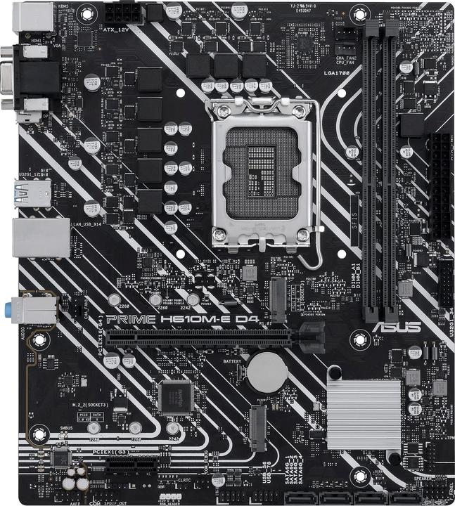 Immagine prodotto ASUS PRIME H610M-E D4-CSM (LGA 1700, Intel H610, mATX)