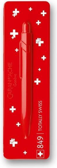 Actual product image Caran d'Ache 849 Totally Swiss mit Etui (White, Red, 1 x)