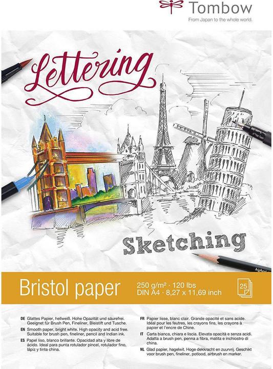 Produktbild Tombow Zeichenblock Bristol (A4, Blanko, Weicher Einband)