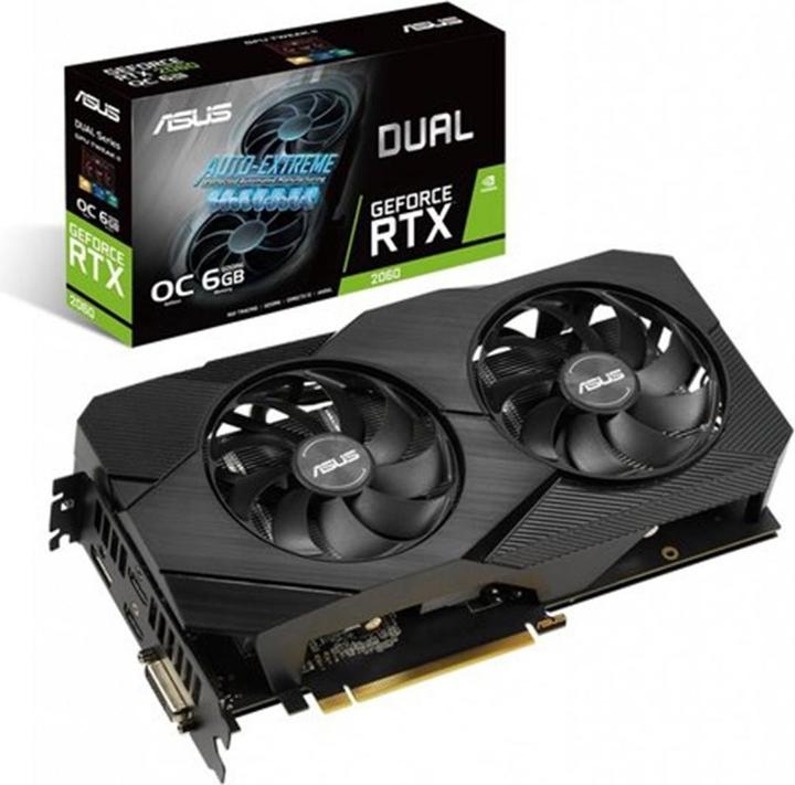 Image du produit ASUS GeForce DUAL RTX 2060 O6G EVO (6 Go)