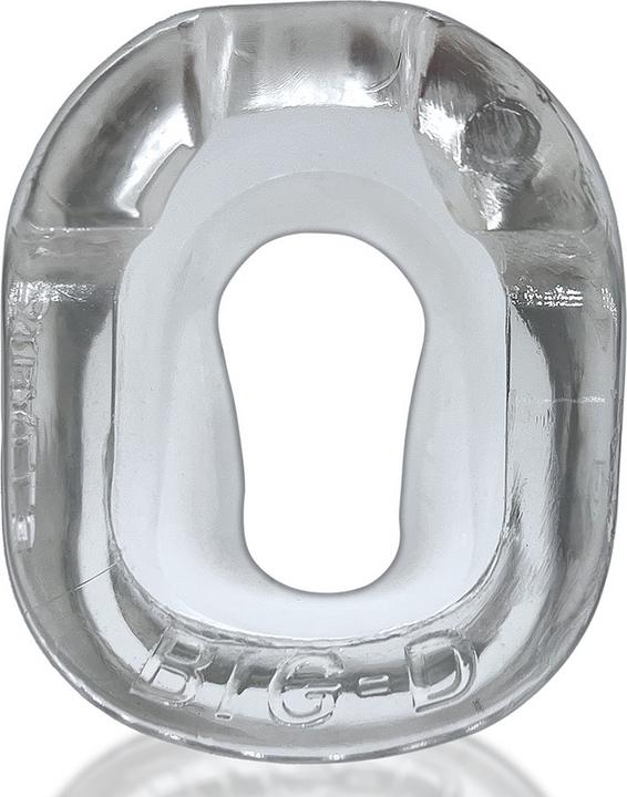 Actual product image Oxballs Big-D Shaft Grip Cockring Clear (4 cm)
