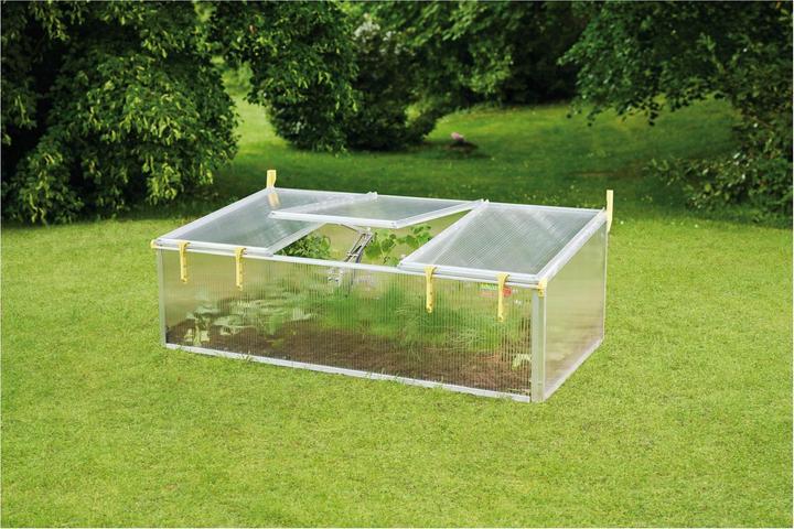 Juwel Frühbeet Blumenbeet Biostar 1500 + Fensterautomat, MaÃŸe 150x80x50/40 cm
