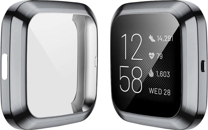 Cover-Discount Fitbit Versa 2 - Gummi Schutz Case grau