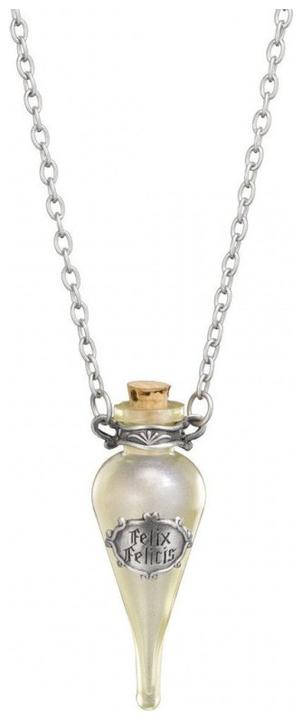 Noble Collection Harry Potter Anhänger mit Kette und Schmuckvitrine Felix Fel