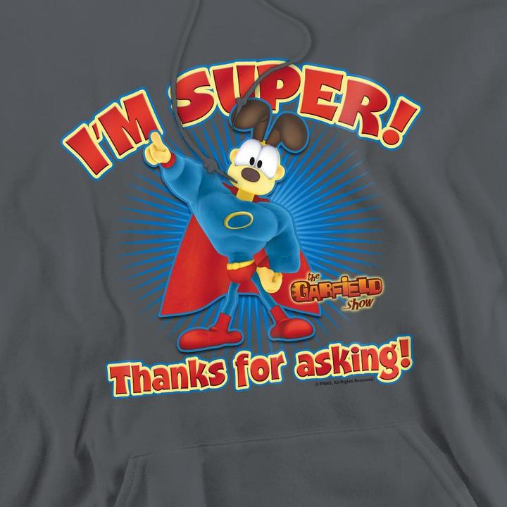 Immagine prodotto Garfield Super Felpa con Cappuccio Uomo (XL)