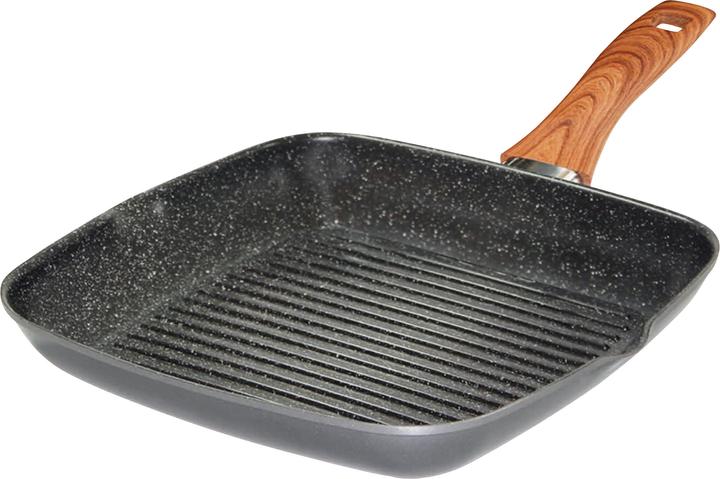 Actual product image Stoneline back to nature (28 cm, Grill pan, Aluminium)