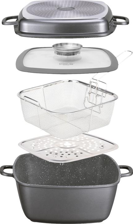 Produktbild Stoneline Classic (Bräter + Schmortopf, Bratpfanne, Grillpfanne, Kochtopf, Dampfkochtopf)