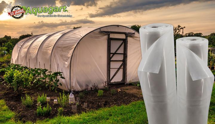 Image du produit Aquagart 7m Gartenfolie Gewächshausfolie UV 5 Frühbeetfolie Treibhausfolie 4m breit