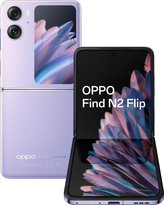 Productafbeelding OPPO Zoek N2 Flip (256 GB, Maanverlicht Paars, 6.80", Dubbele SIM, 50 Mpx, 5G)