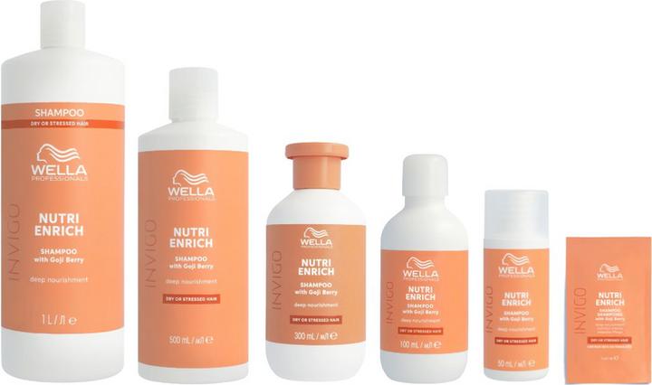Actual product image Wella Invigo Nutri-Enrich Shampoo (15 ml, Liquid shampoo)