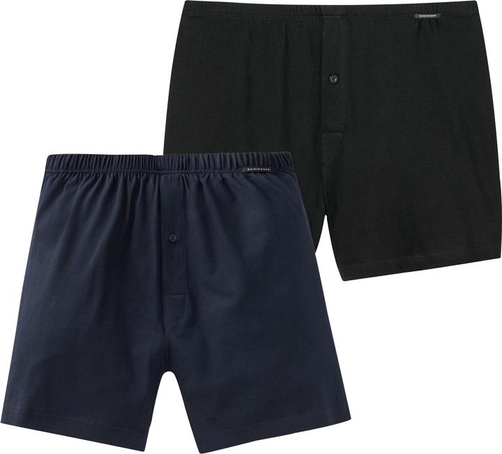Schiesser Herren-Boxershorts 2er-Pack (4, 2er Pack)