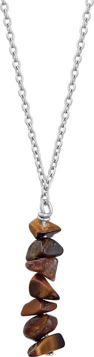Immagine prodotto Kuzzoi Collana di pietre preziose (Argento 925, Occhio di tigre)