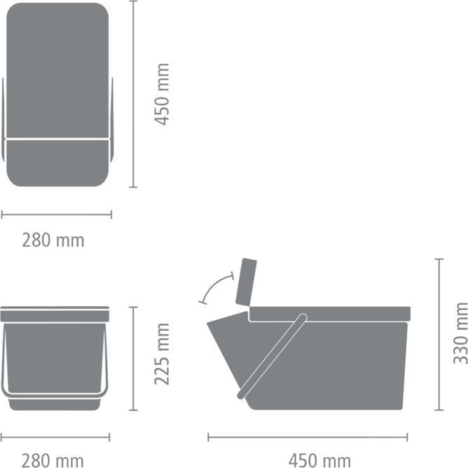 Produktbild Brabantia Sort & Go (20 l)