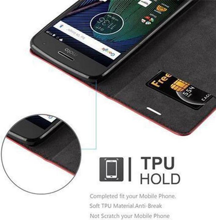 Image du produit Cadorabo Book Couverture magnétique invisible (Motorola Moto G5 Plus)