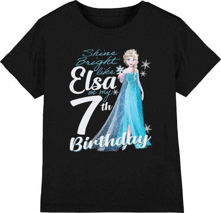 Disney Frozen Bright Like Elsa TShirt 7. Geburtstag