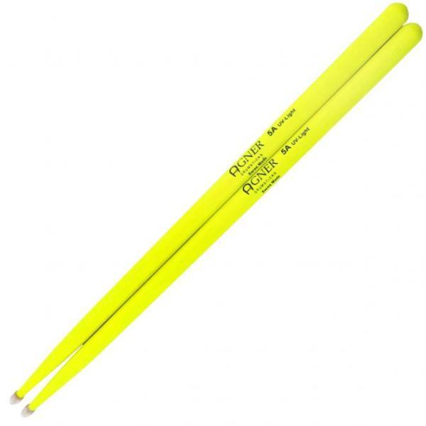 Produktbild Agner 5 A UV-Light Sticks Gelb mit keepdrum 5A (Schlagzeug)