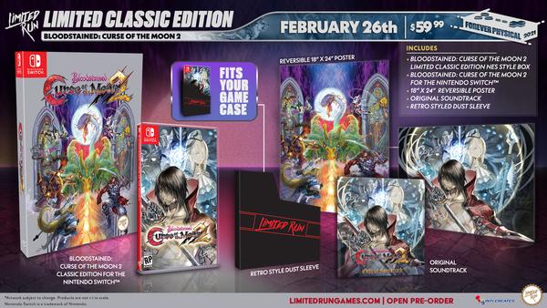 Image du produit Limited Run Les taches de sang : La malédiction de la lune 2 Classic Edition 98 (Importation) (Switch, Switch Lite, Switch OLED, EN)