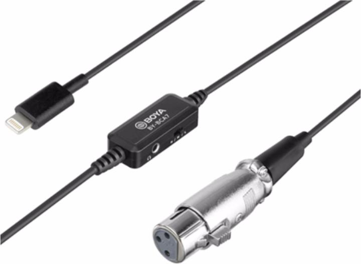 Boya BY-BCA7 Câble microphone Lightning (6 m, Lightning)